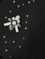 Платье из хлопка декорированное кристаллами Marina Rinaldi  –  Деталь1