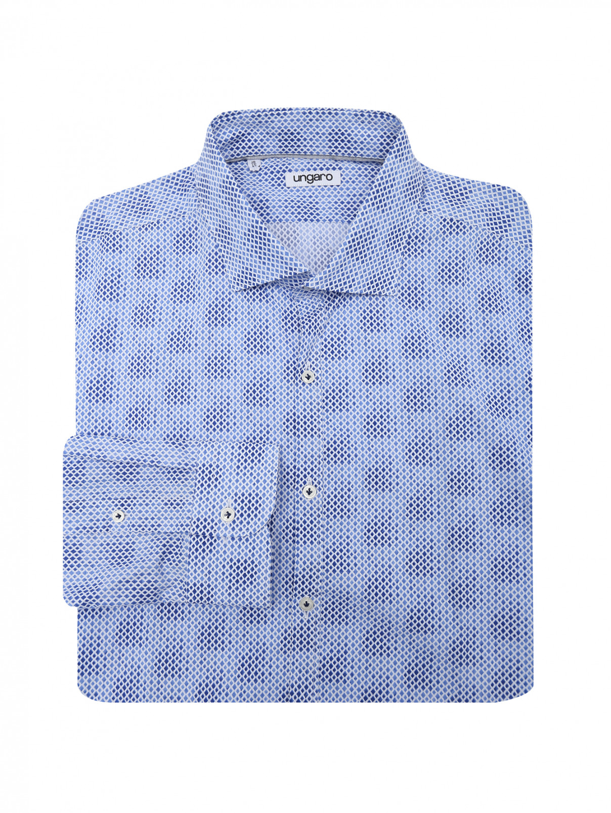 Рубашка из хлопка с узором Ungaro  –  Общий вид  – Цвет:  Узор