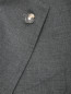 Однобортный пиджак на пуговицах с карманами LARDINI  –  Деталь