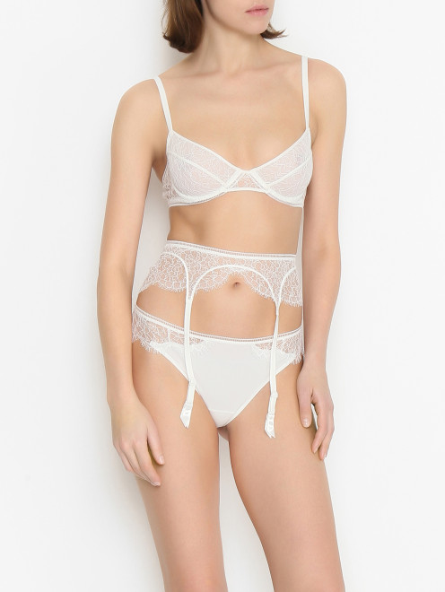 Кружевной пояс для чулок La Perla - МодельОбщийВид