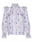 Блуза из льна с узором Isabel Marant  –  Общий вид