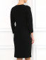 Платье-футляр с отделкой из шелка Moschino Cheap&Chic  –  Модель Верх-Низ1
