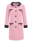 Пальто из хлопка с накладными карманами Moschino Couture  –  Общий вид