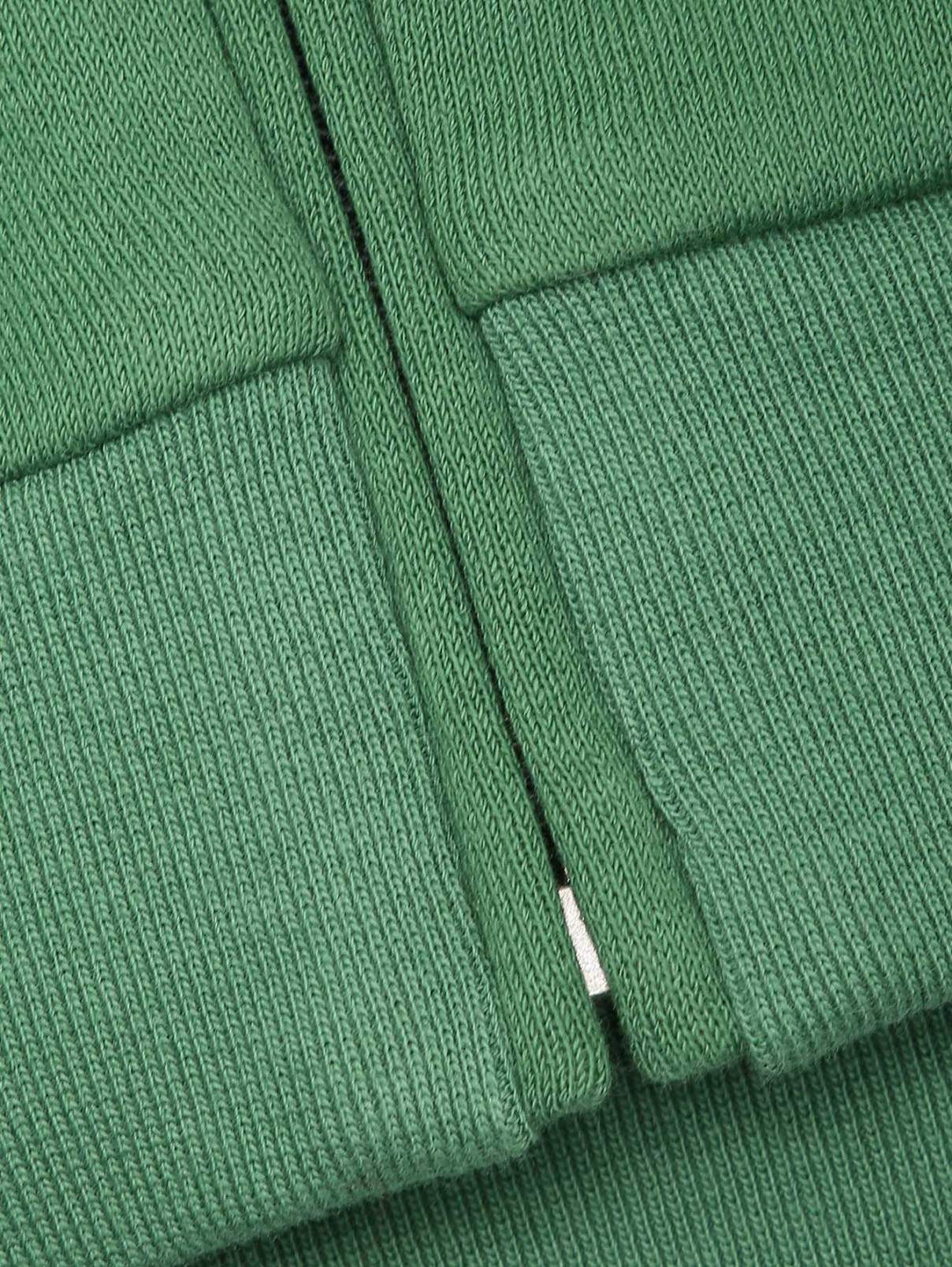 Толстовка на молнии с карманами Il Gufo  –  Деталь1  – Цвет:  Зеленый