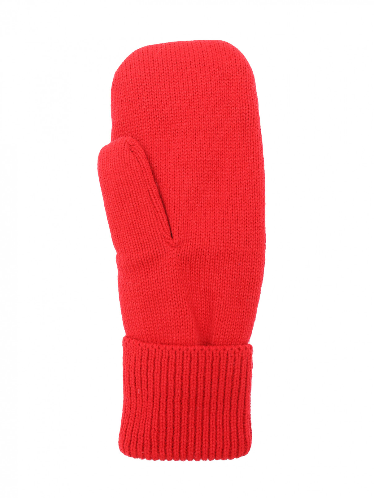 Варежки с контрастным узором BOSCO  –  Обтравка1  – Цвет:  Красный