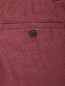 Однотонные брюки с накладными карманами Isaia  –  Деталь
