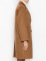 Двубортное пальто из шерсти с карманами Weekend Max Mara  –  МодельВерхНиз2