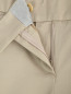 Широкие брюки из шерсти с карманами Emporio Armani  –  Деталь1