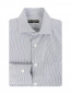 Рубашка из хлопка с узором "полоска" Corneliani  –  Общий вид