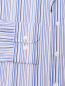 Рубашка из хлопка с узором полоска Etro  –  Деталь1