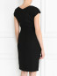 Платье-футляр из шерсти с V-образным вырезом Moschino Boutique  –  Модель Верх-Низ1