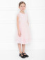 Платье из сетки с поясом Aletta Couture  –  МодельВерхНиз