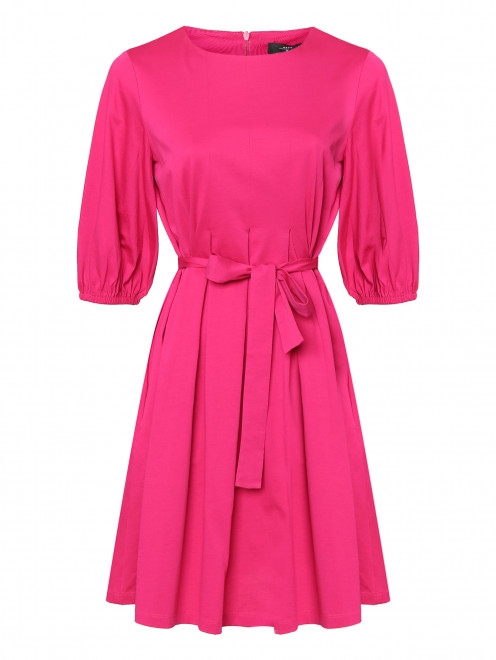 Однотонное платье из хлопка Weekend Max Mara - Общий вид