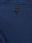 Однотонные брюки из шерсти и мохера на резинке Paul Smith  –  Деталь