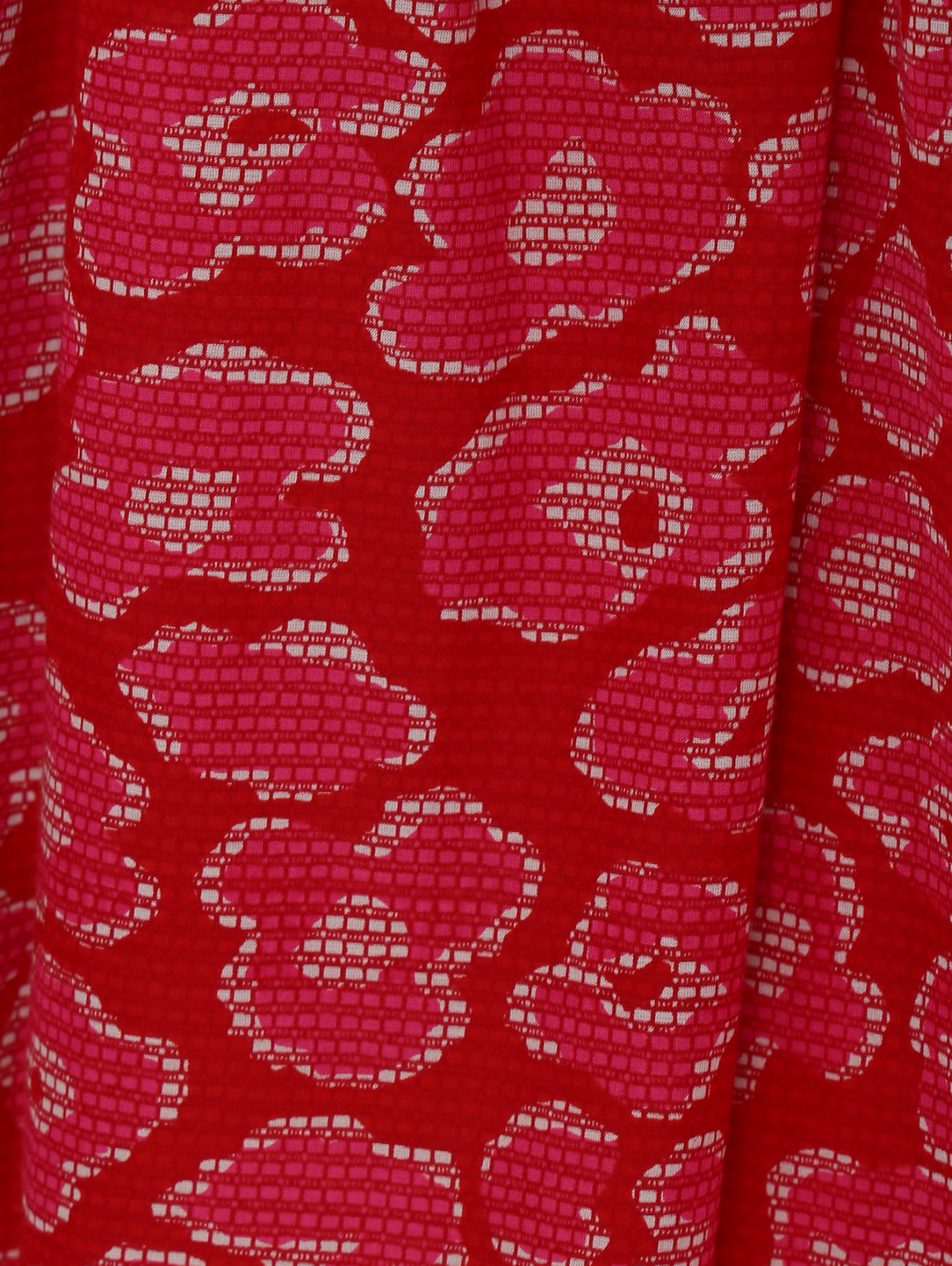 Юбка из хлопка и шелка с цветочным узором Marc by Marc Jacobs  –  Деталь  – Цвет:  Узор