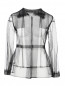 Блуза из сетки с кружевной отделкой Maison Margiela  –  Общий вид