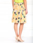 Юбка из шелка с цветочным принтом Moschino Cheap&Chic  –  Модель Верх-Низ1