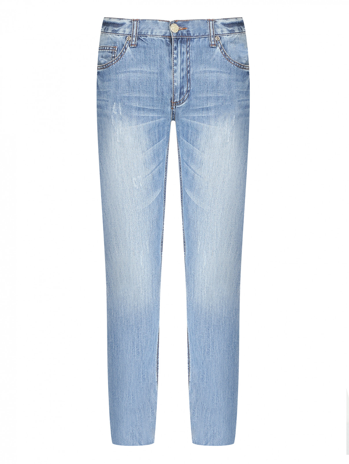 Джинсы прямого кроя с карманами Versace Jeans  –  Общий вид
