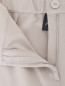 Трикотажные брюки прямого кроя Persona by Marina Rinaldi  –  Деталь1