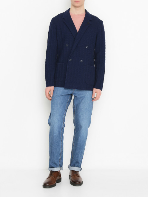 Футболка с карманом LARDINI - МодельОбщийВид