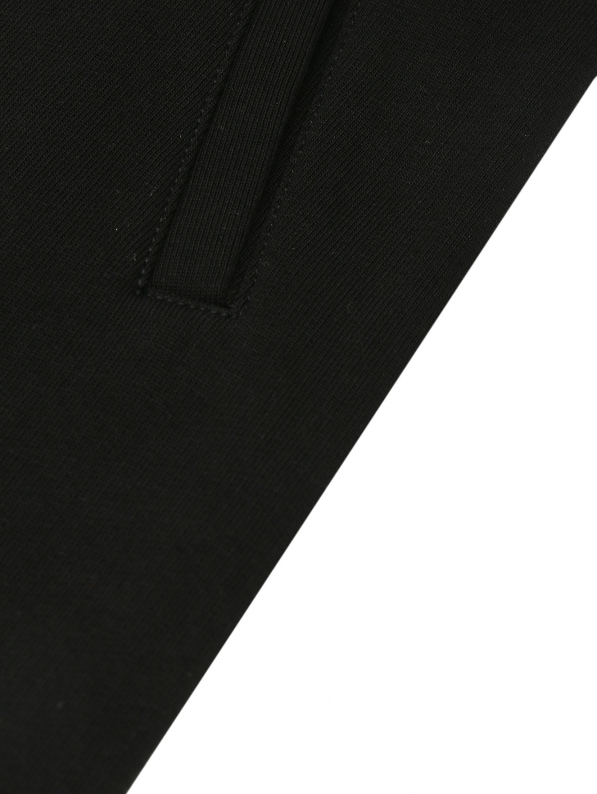 Трикотажные брюки с карманами Dsquared2  –  Деталь  – Цвет:  Черный