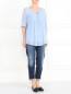 Полупрозрачная блуза из шелка свободного фасона Max Mara  –  Модель Общий вид