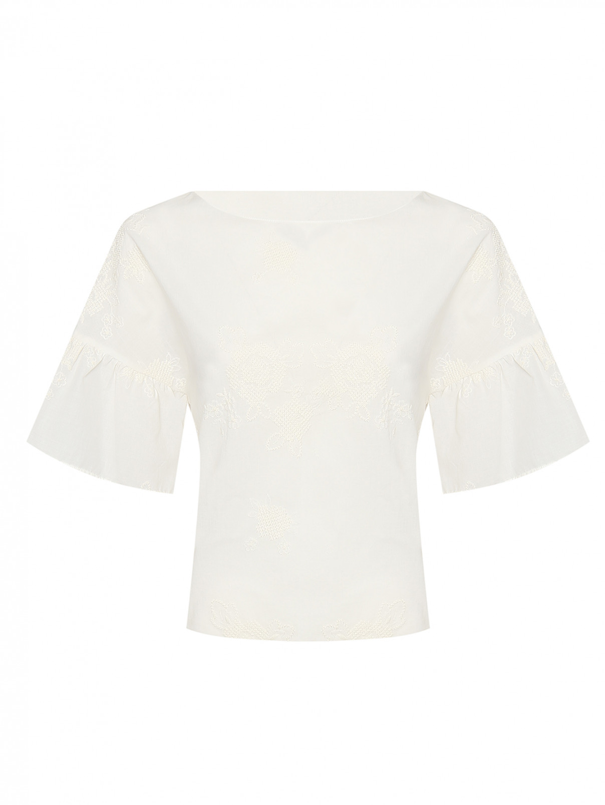 Блуза из хлопка с вышивкой Caractere  –  Общий вид