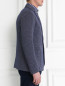 Пиджак однобортный из хлопка Armani Collezioni  –  Модель Верх-Низ2