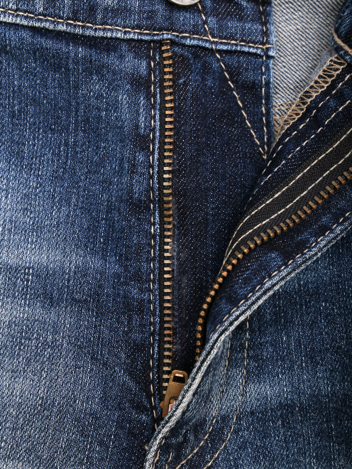 Укороченные джинсы из смешанного хлопка - Деталь1