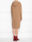 Платье трикотажное из шерсти с капюшоном Max Mara  –  МодельВерхНиз1
