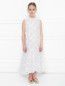 Платье свободного кроя с декором MiMiSol  –  МодельВерхНиз