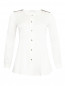 Шелковая блуза декорированная бисером Marina Rinaldi  –  Общий вид
