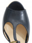 Босоножки из кожи с контрастной отделкой на устойчивом каблуке L'Autre Chose  –  Обтравка3