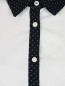 Рубашка из хлопка с контрастными вставками Marina Rinaldi  –  Деталь