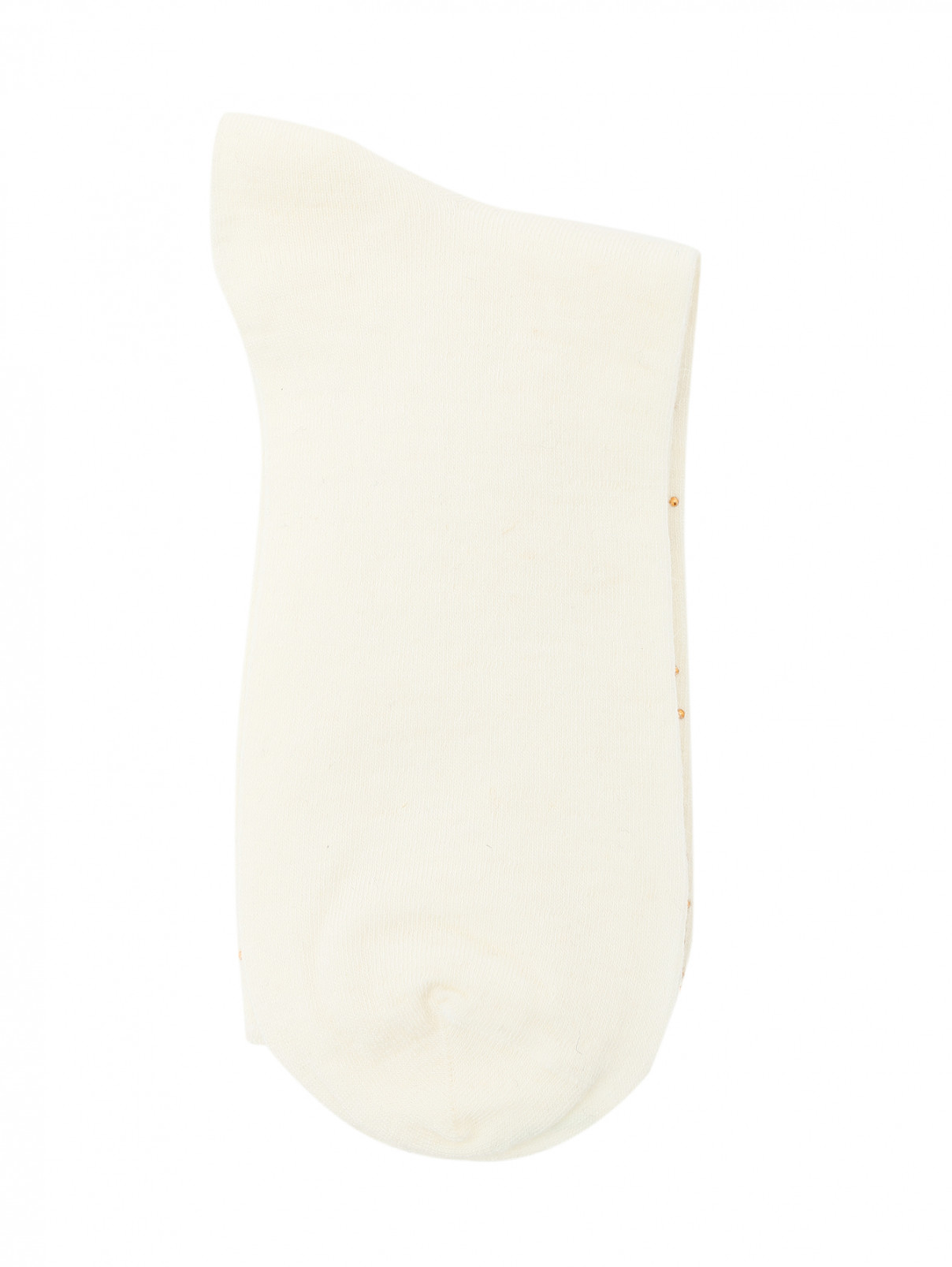 Носки с декором ALTO MILANO  –  Общий вид  – Цвет:  Белый
