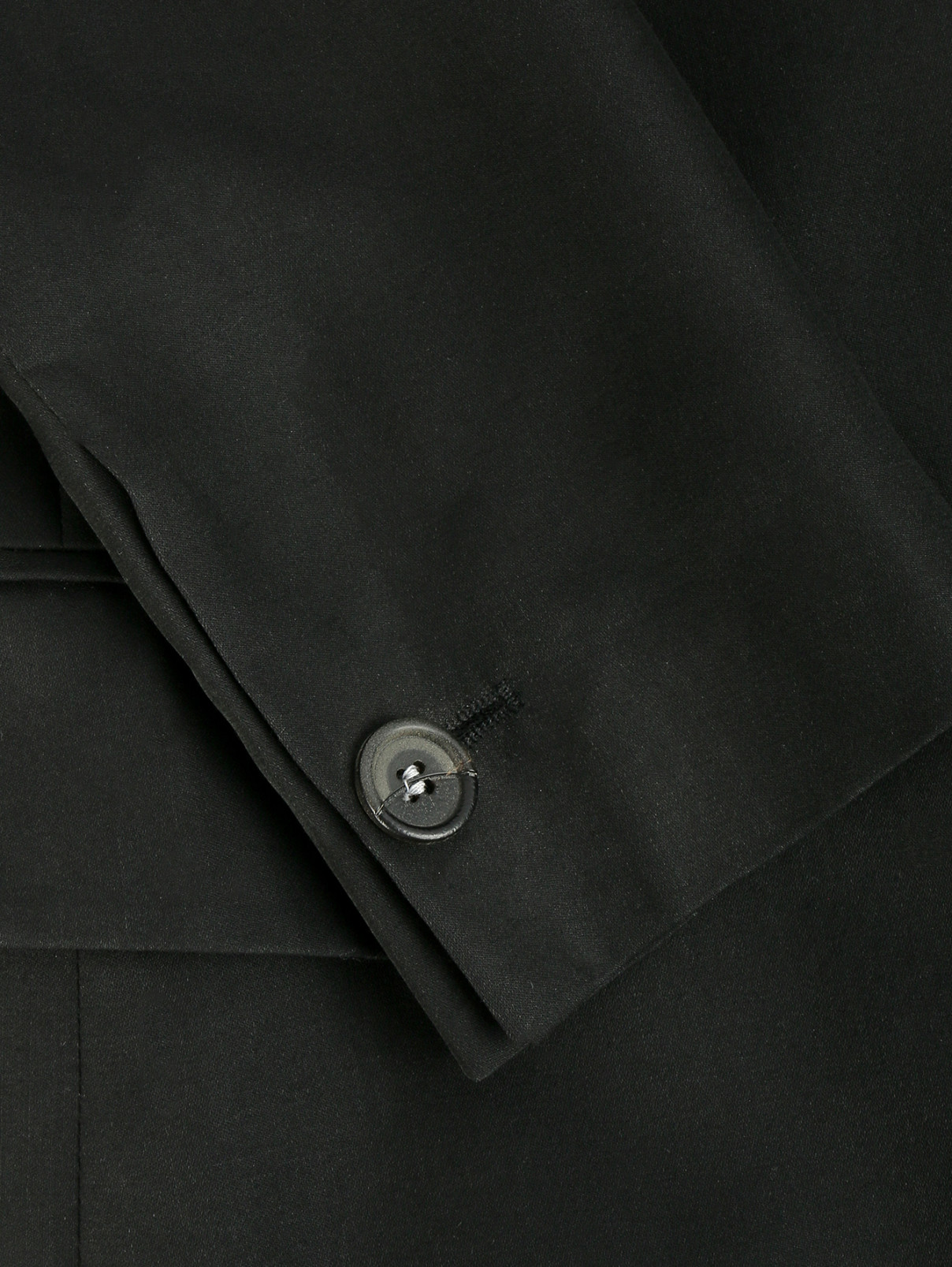 Жакет из шерсти и шелка Marthe+Francois Girbaud  –  Деталь  – Цвет:  Черный