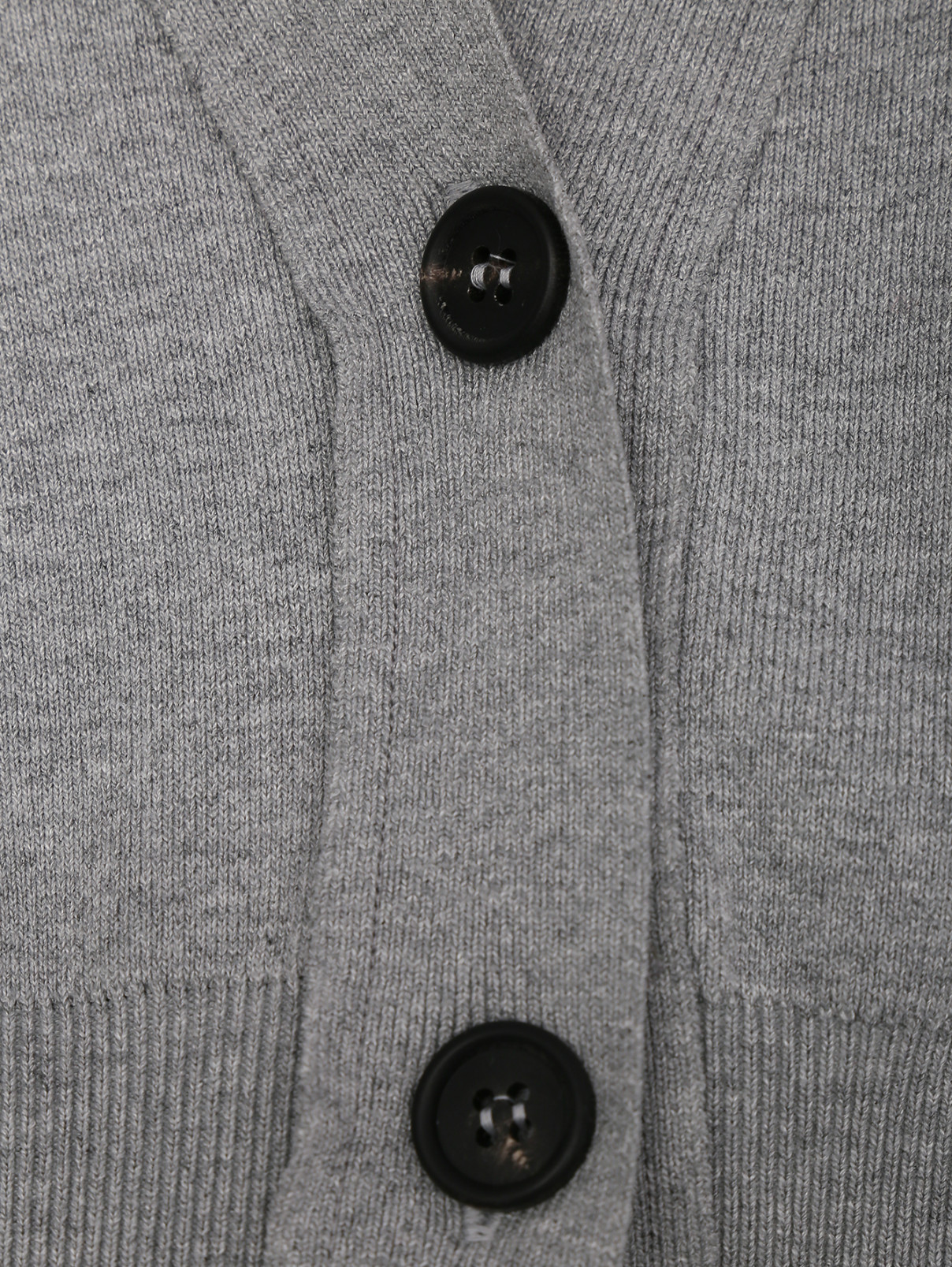 Приталенный кардиган на пуговицах Philosophy di Lorenzo Serafini  –  Деталь1  – Цвет:  Серый