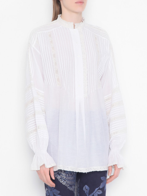 Блуза в бохо стиле с вышивкой - МодельВерхНиз