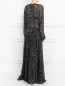 Платье -макси из шелка с узором Jean Paul Gaultier  –  Модель Верх-Низ1