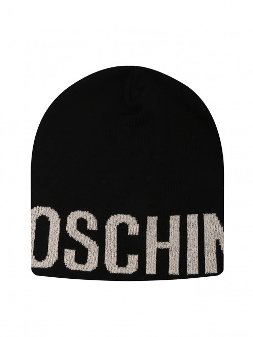 Шапка из смешанной шерсти с логотипом Moschino - Общий вид
