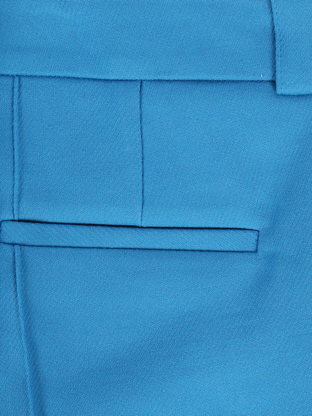 Узкие укороченные брюки Jil Sander Navy  –  Деталь1  – Цвет:  Синий