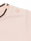 Хлопковая футболка с принтом Moncler  –  Деталь1