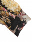 Блуза из шелка с цветами Luisa Spagnoli  –  Деталь1