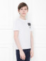 Трикотажная футболка с аппликацией Dolce & Gabbana  –  МодельВерхНиз