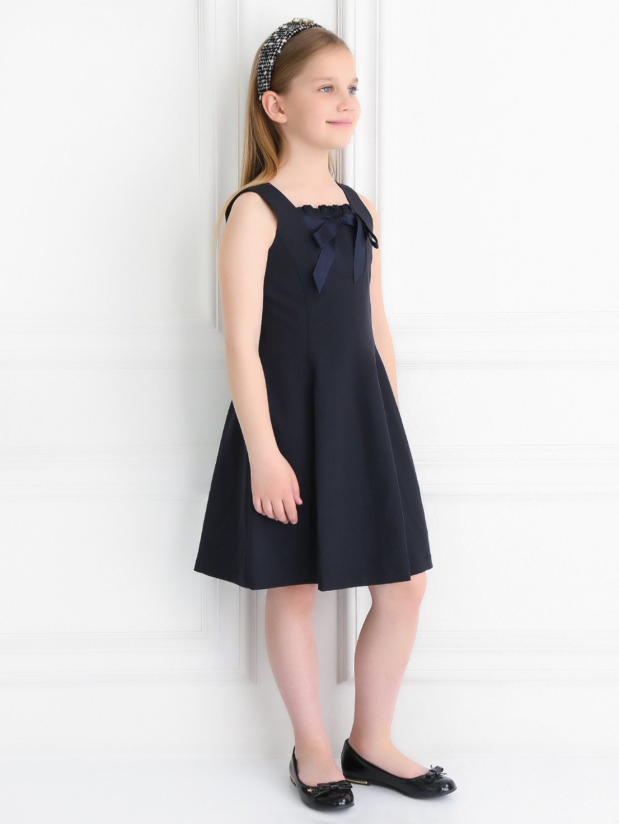 Платье приталенное с декором Val Max  –  Модель Общий вид  – Цвет:  Черный