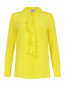 Блуза из шелка с воланом Moschino Cheap&Chic  –  Общий вид