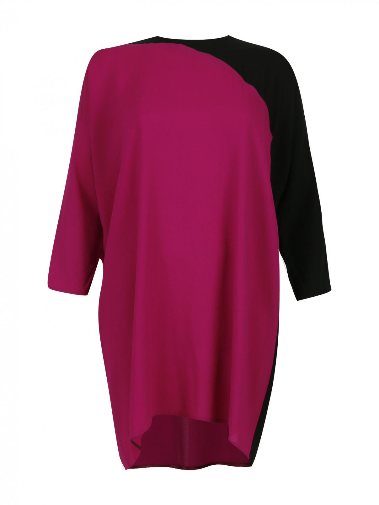 Платье свободного фасона Costume National  –  Общий вид  – Цвет:  Фиолетовый