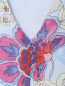 Платье-макси из хлопка и шелка с цветочным узором Liu Jo  –  Деталь