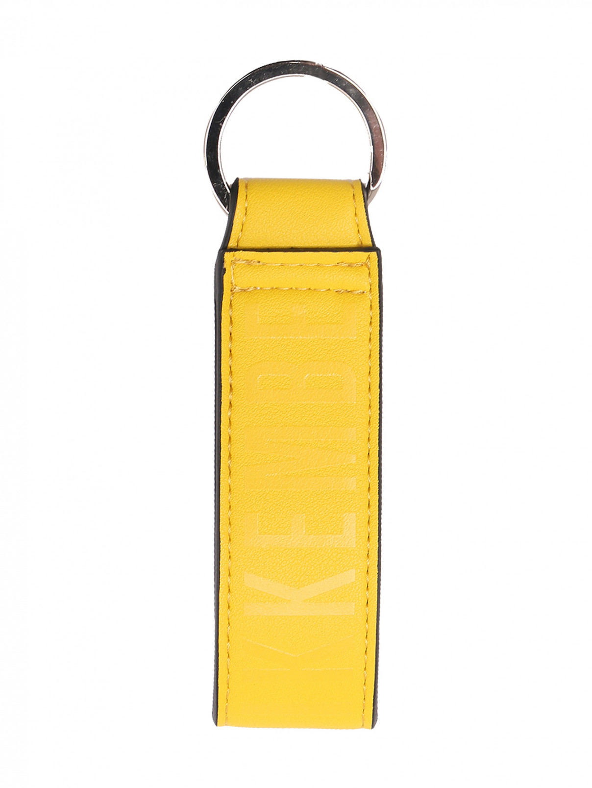 Брелок на металлическом кольце Bikkembergs  –  Общий вид  – Цвет:  Желтый