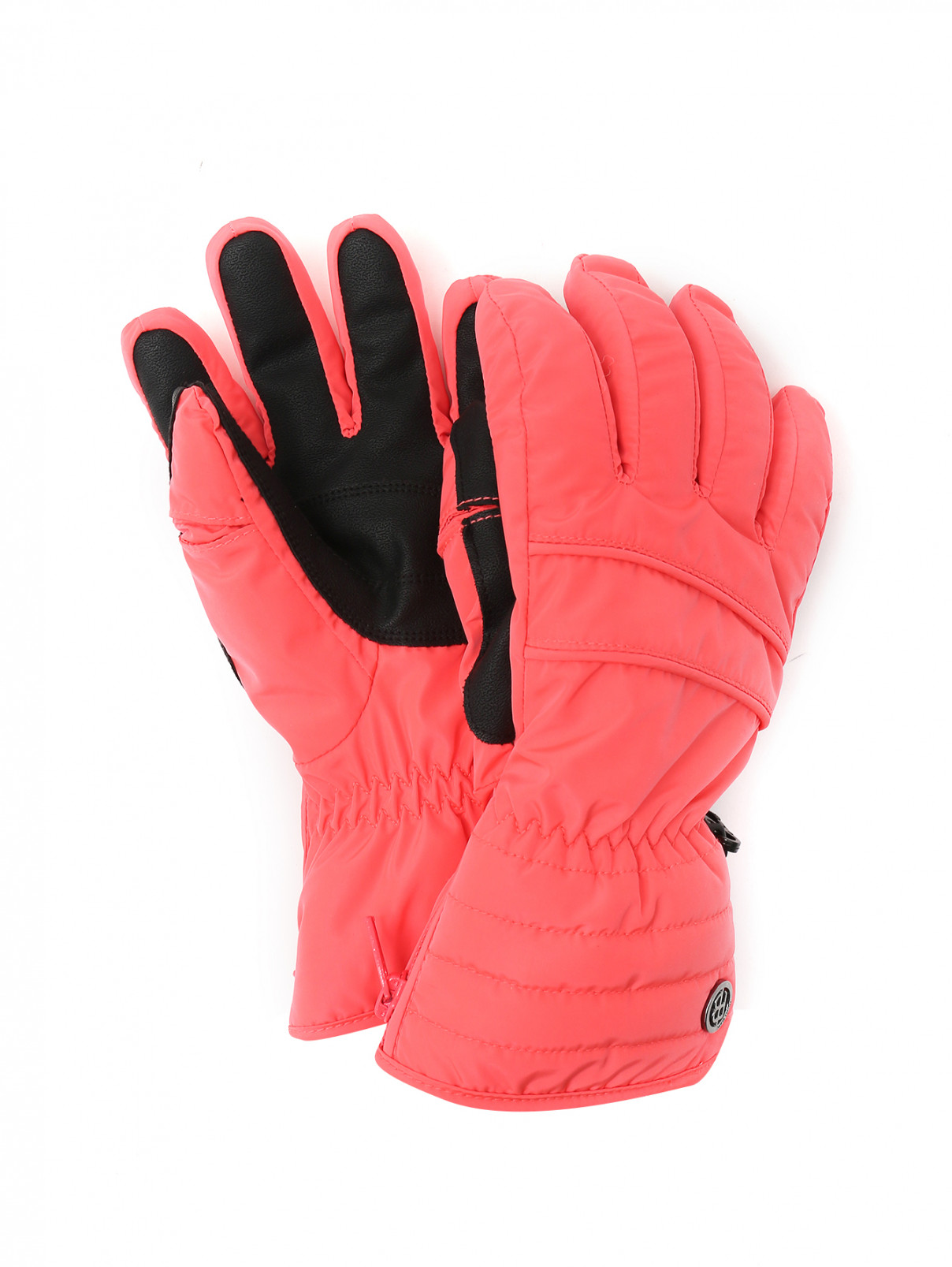 Утепленные перчатки на молнии Poivre Blanc  –  Общий вид  – Цвет:  Оранжевый